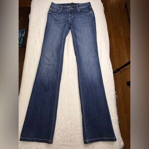 White House Black Market Blue Boot Leg Jeans